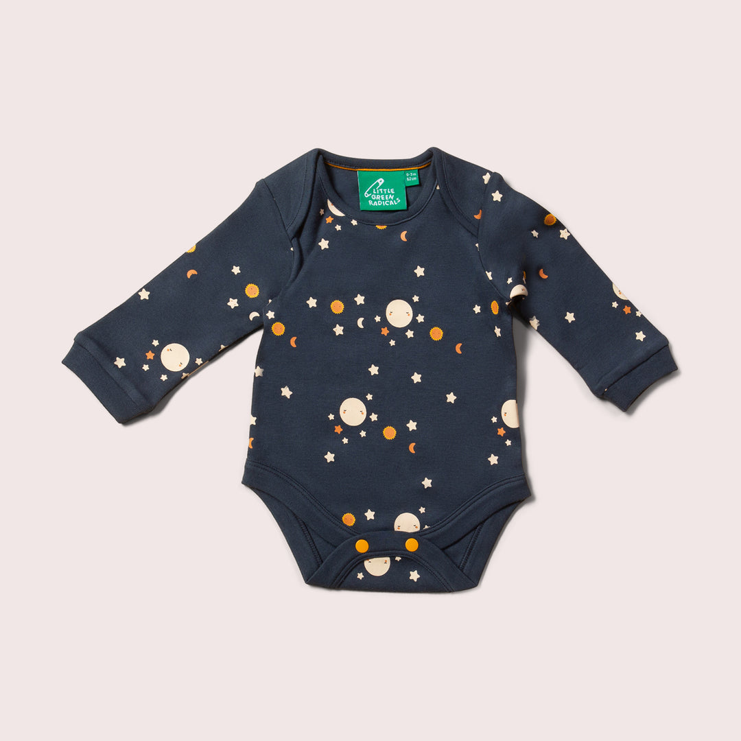 Over The Moon Organic Baby Bodysuit Set - 2 Pack