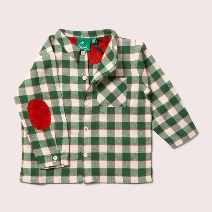 Fern Green Check Long Sleeve Shirt