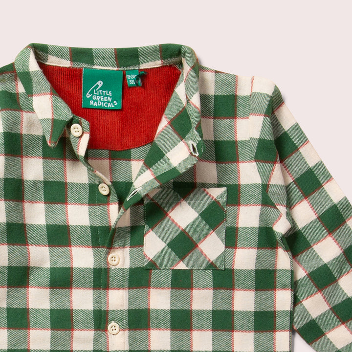 Fern Green Check Long Sleeve Shirt