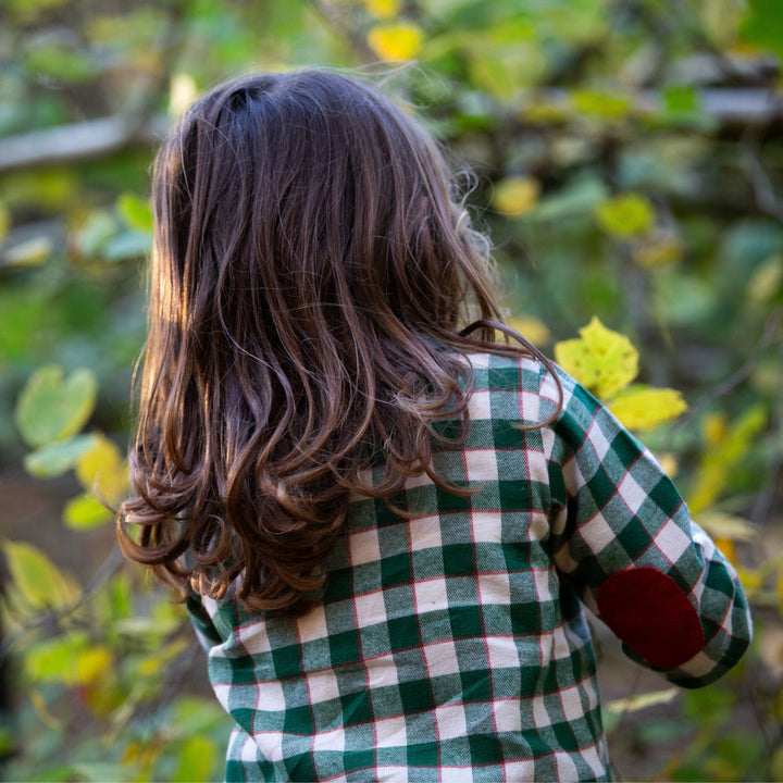 Fern Green Check Long Sleeve Shirt