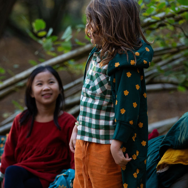 Fern Green Check Long Sleeve Shirt