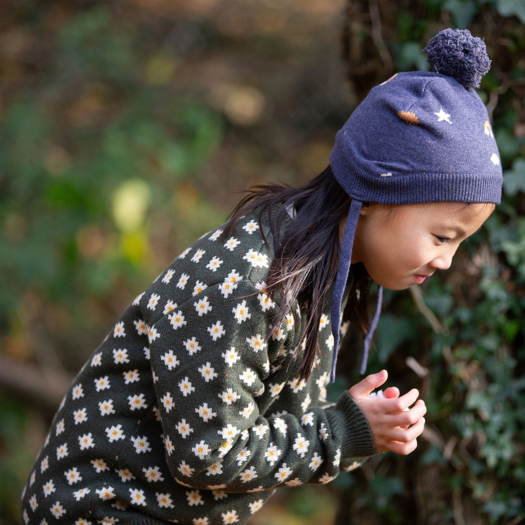 From One To Another Diamond Snuggly Knitted Jumper