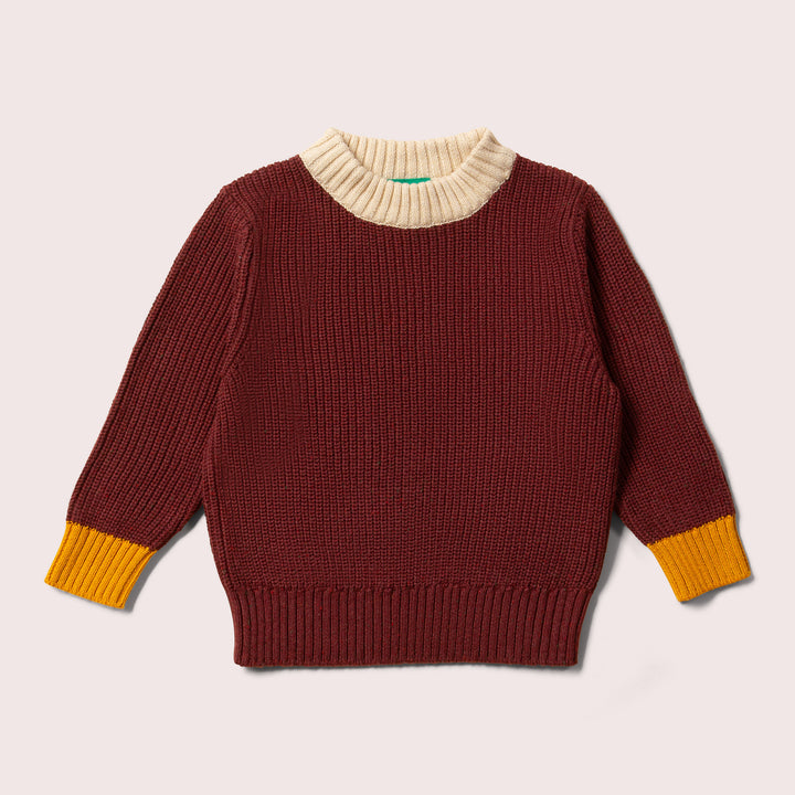 From One To Another Hazelnut Snuggly Knitted Jumper