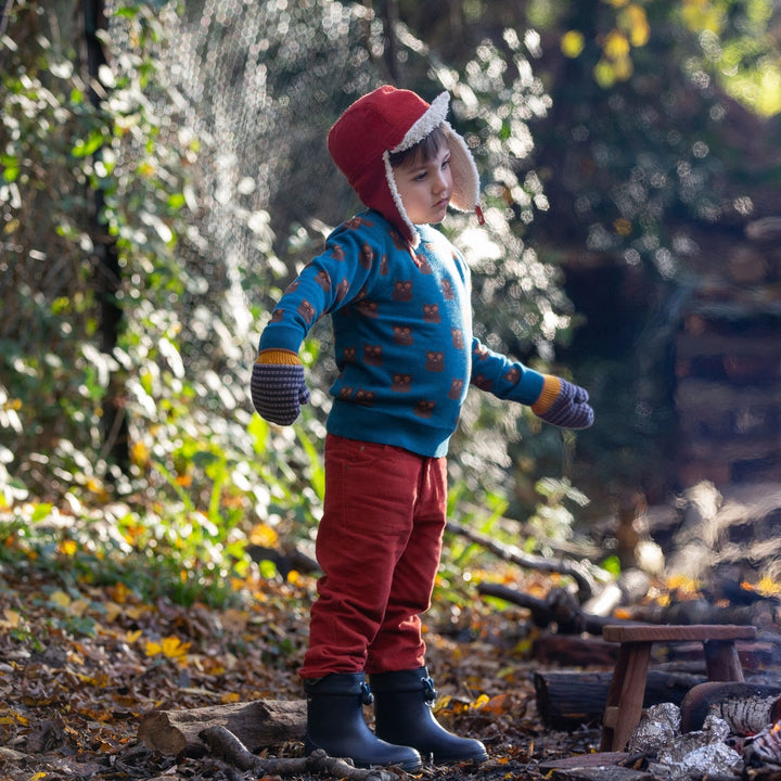 From One To Another Owl Knitted Jumper