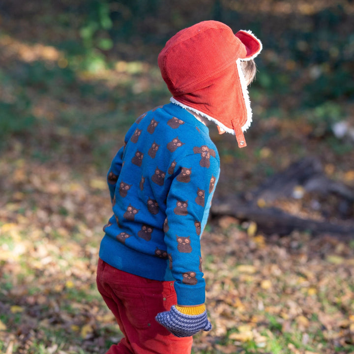 From One To Another Owl Knitted Jumper