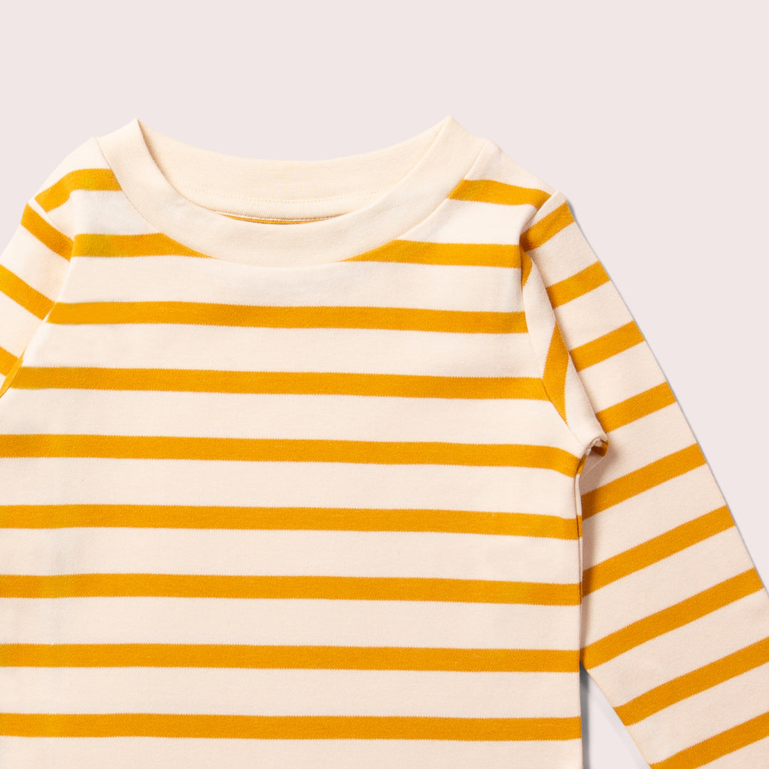 Stripes Forever Gold Long Sleeve T-Shirt