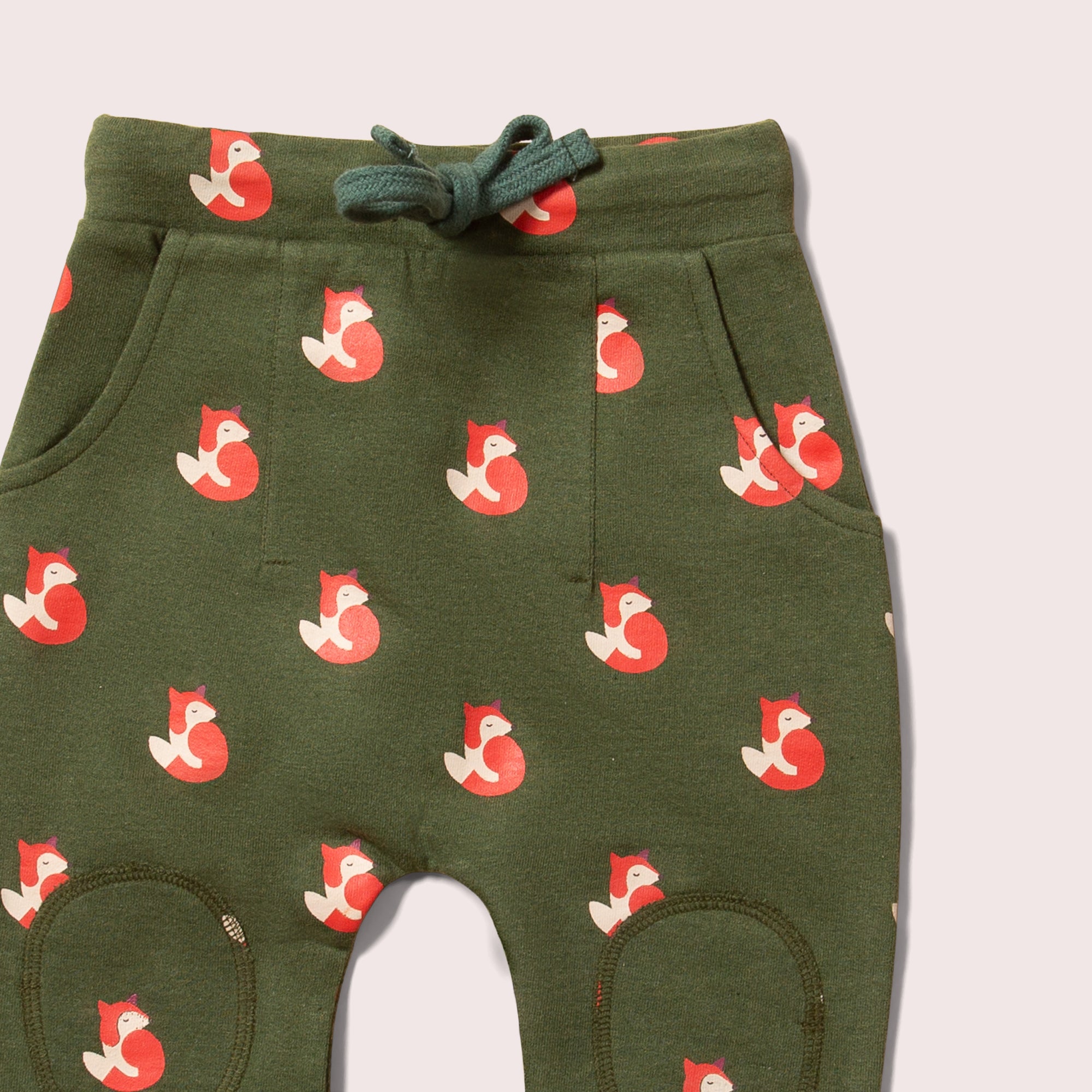 Little Fox Knee Patch Comfy Joggers