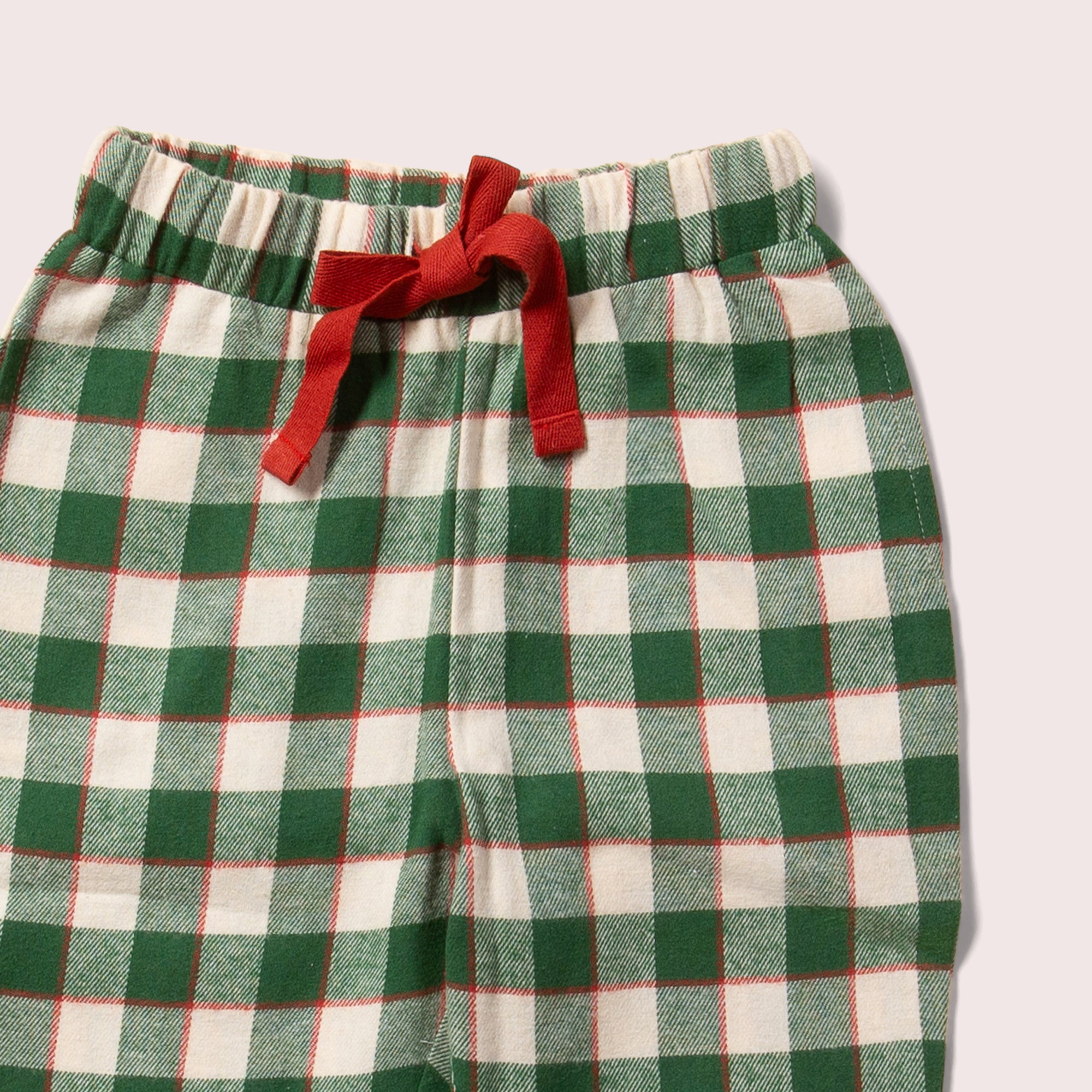 Fern Green Check Comfy Trousers