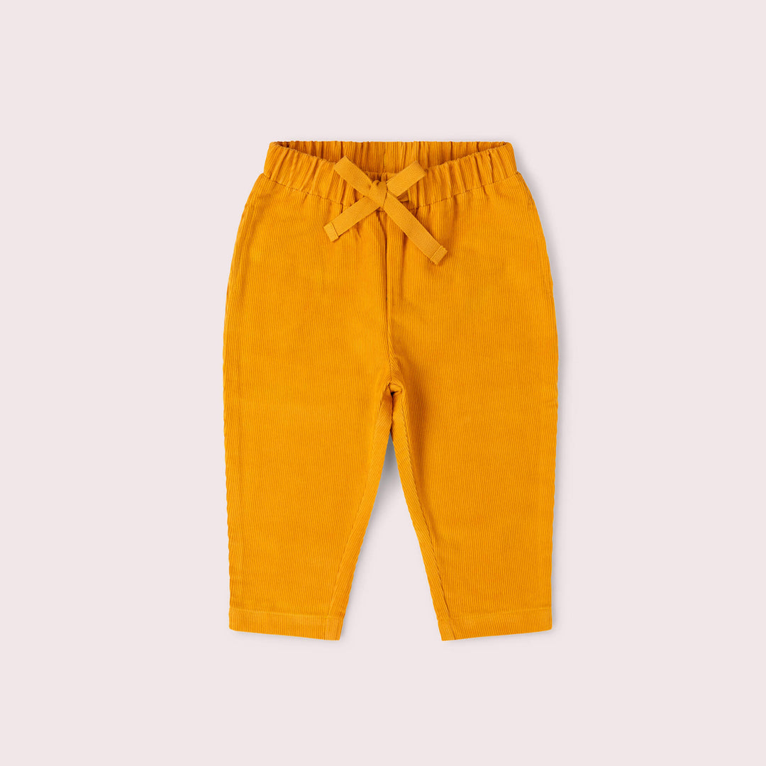 Golden Ochre Corduroy Comfy Trousers Golden Ochre / 5-6yr