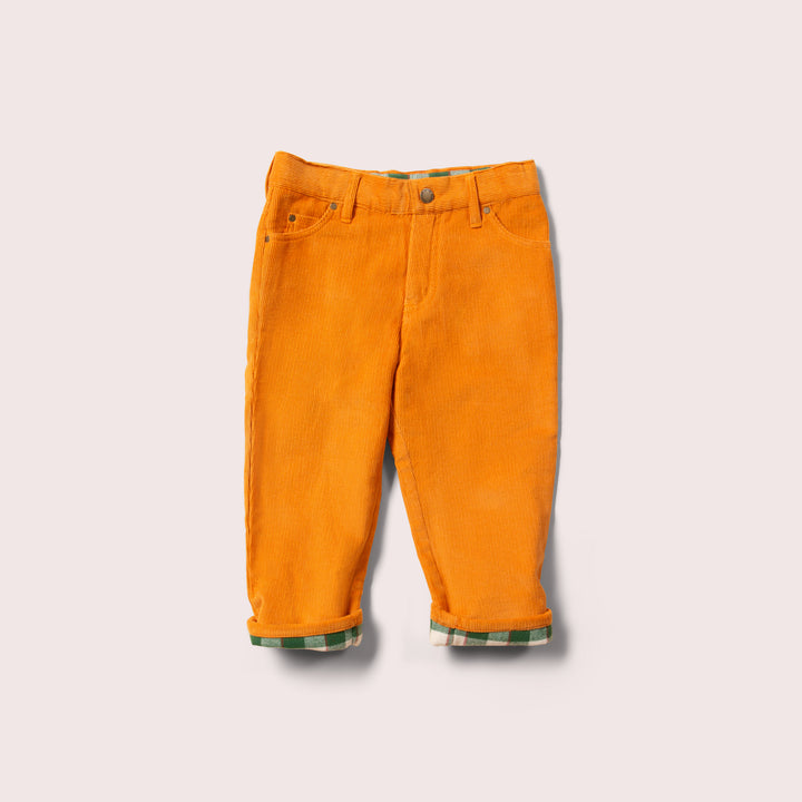 Golden Ochre Corduroy Adventure Jeans