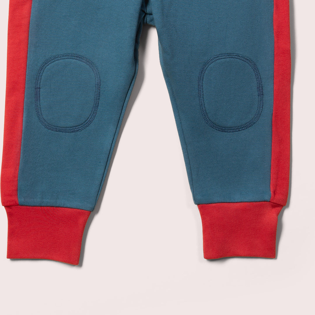 Mallard Blue Knee Patch Cosy Joggers