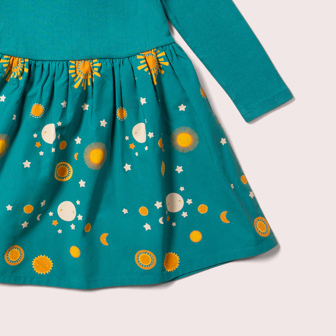 Sun & The Stars Long Sleeve Twirler Dress