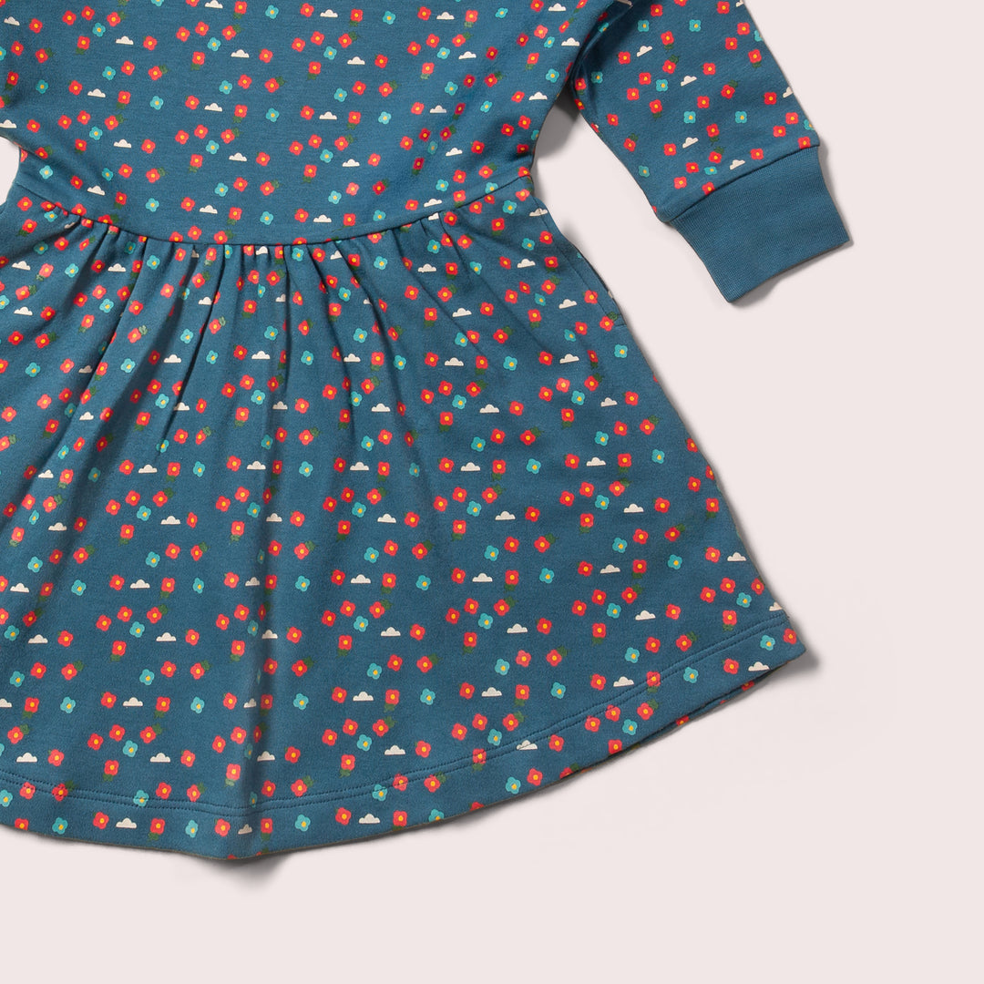 Blue Flowers Everyday Dress