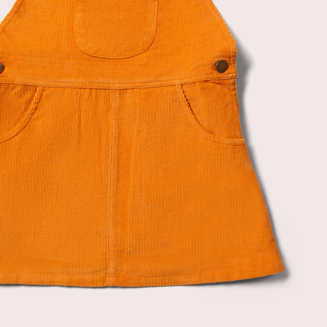 Golden Ochre Classic Pinafore Dress