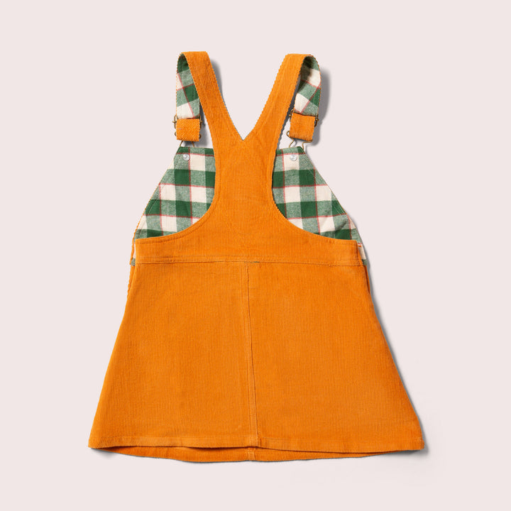 Golden Ochre Classic Pinafore Dress