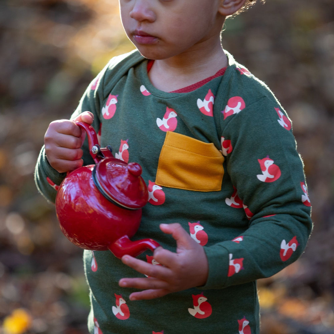 Little Fox Organic T-Shirt & Jogger Playset