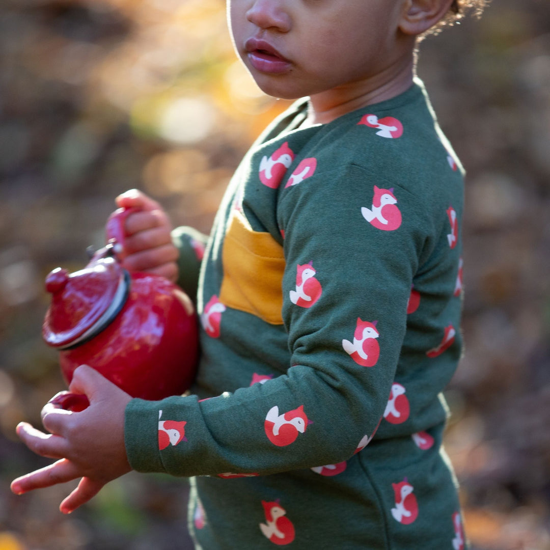 Little Fox Organic T-Shirt & Jogger Playset