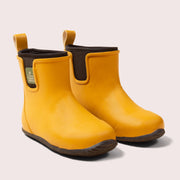 Gold Lined Ankle Rain Boots
