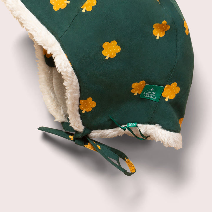 Golden Leaves Sherpa Lined Hat