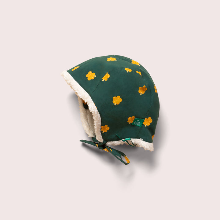 Golden Leaves Sherpa Lined Hat