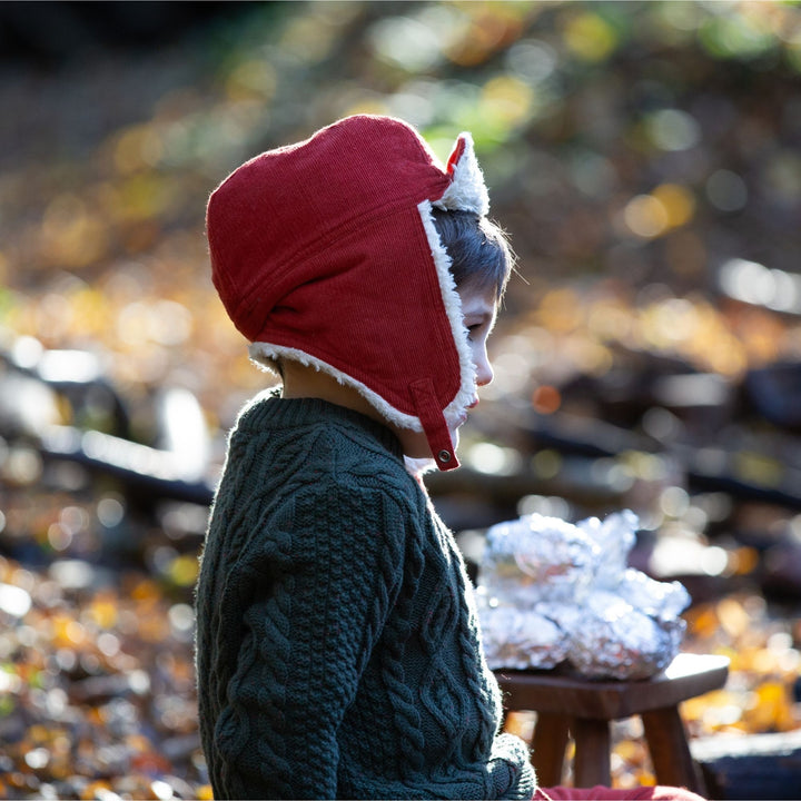 Hazelnut Sherpa Fleece Cosy Hat