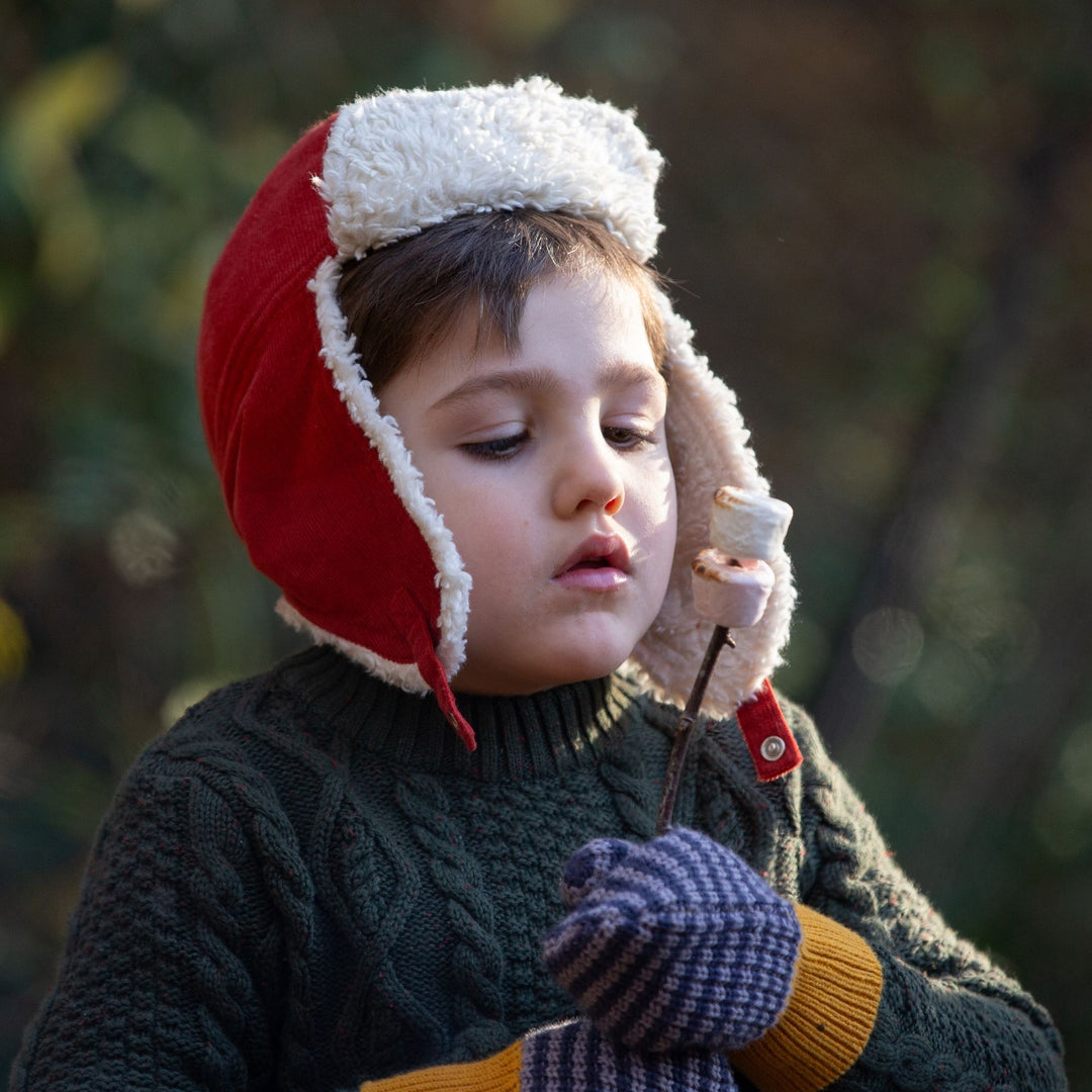 Hazelnut Sherpa Fleece Cosy Hat