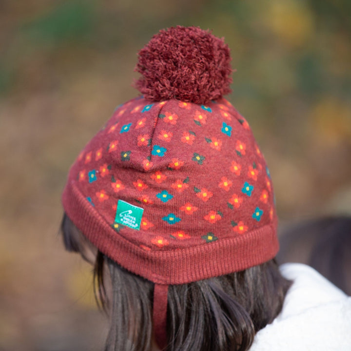 Hazelnut Flowers Knitted Hat