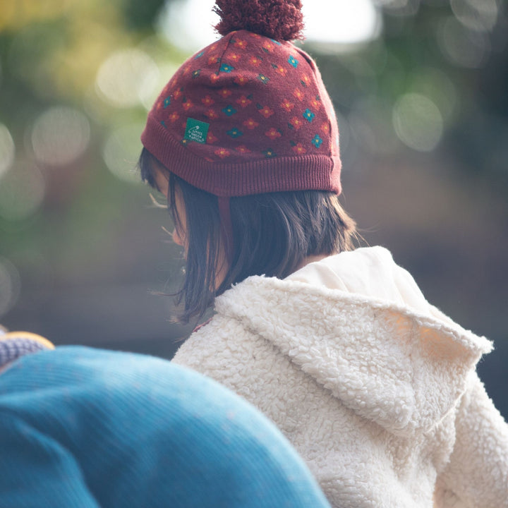 Hazelnut Flowers Knitted Hat