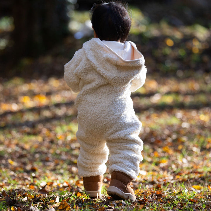 Cosy Organic Sherpa Fleece Hooded Snug As A Bug Suit