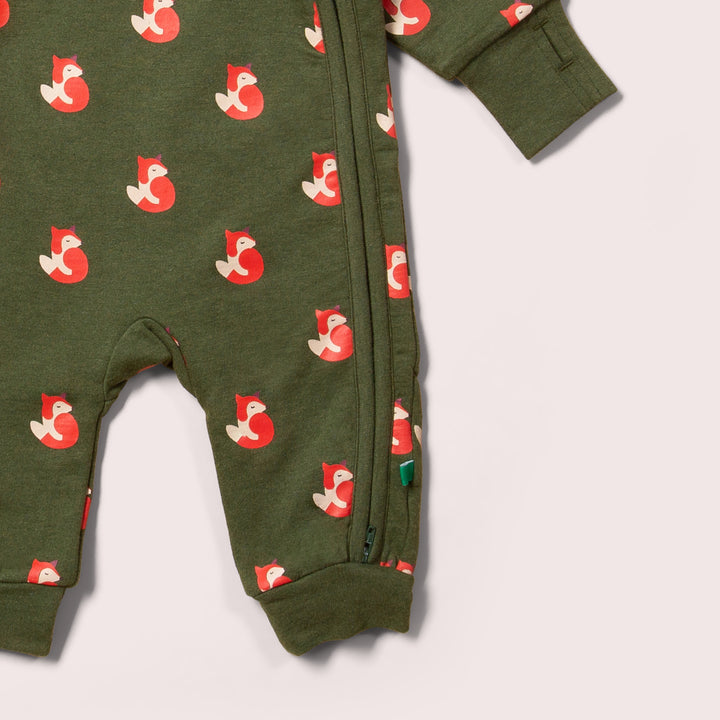 Little Fox Reversible Hooded Snug As A Bug Suit