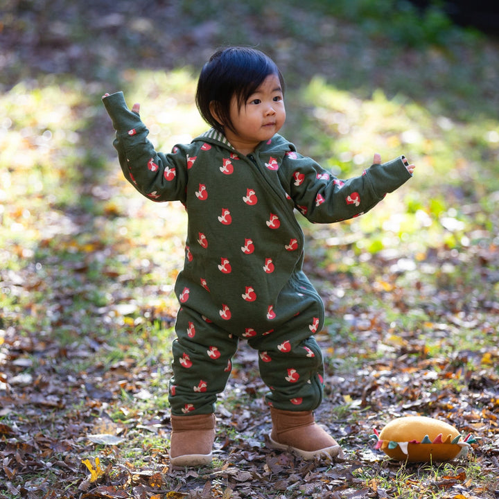 Little Fox Reversible Hooded Snug As A Bug Suit