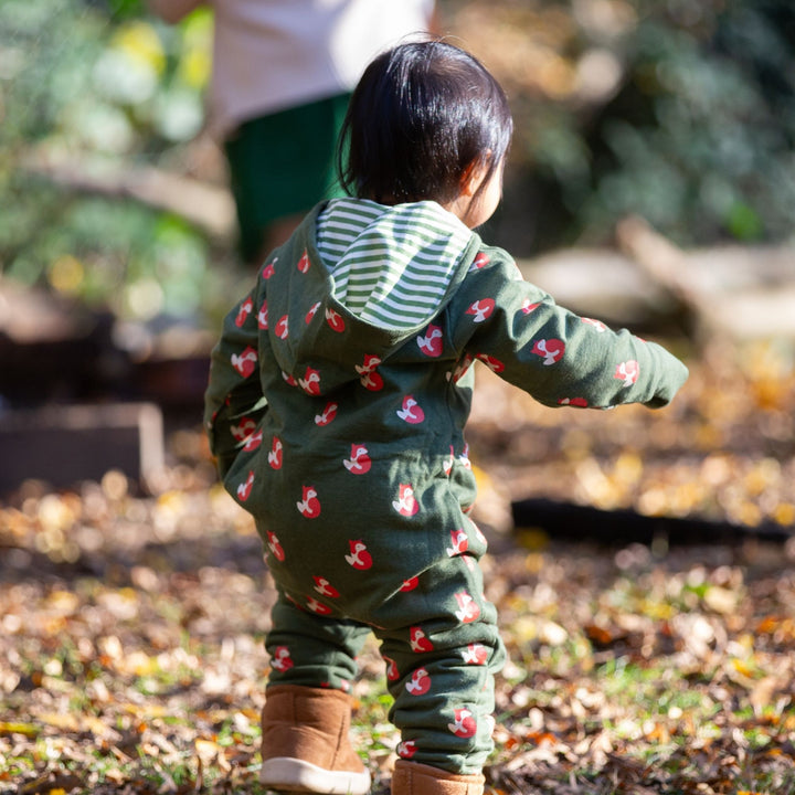 Little Fox Reversible Hooded Snug As A Bug Suit