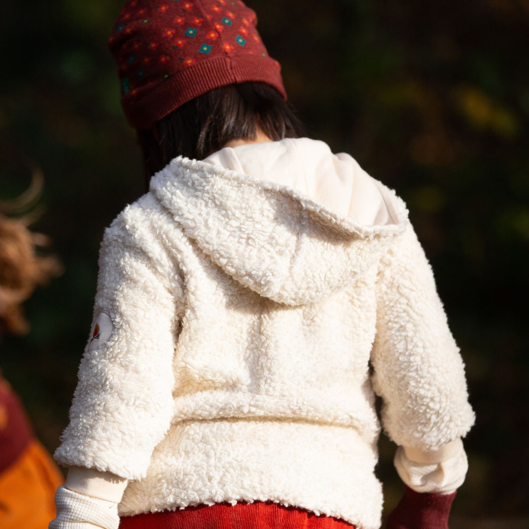 Cosy Organic Sherpa Fleece Campfire Jacket