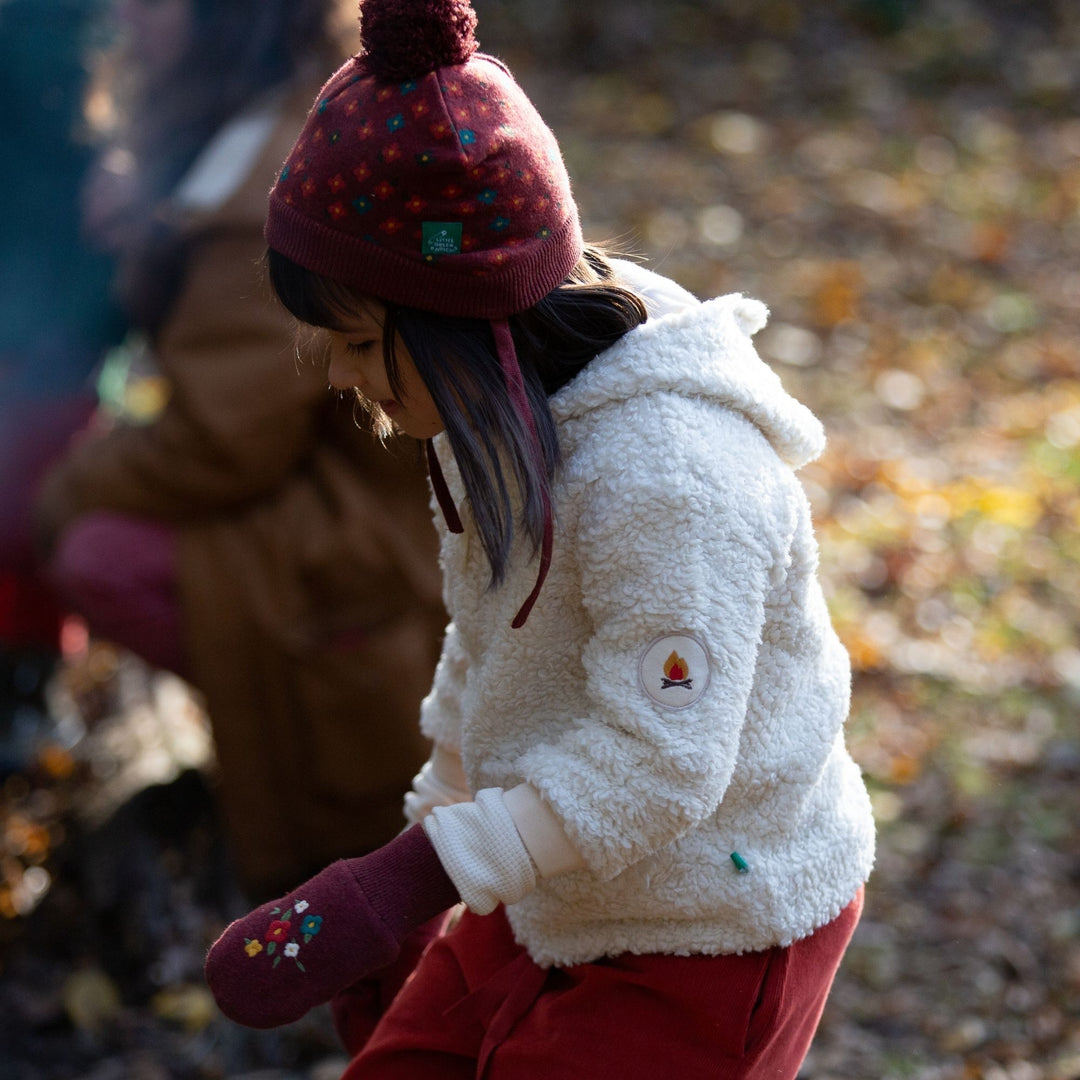 Cosy Organic Sherpa Fleece Campfire Jacket