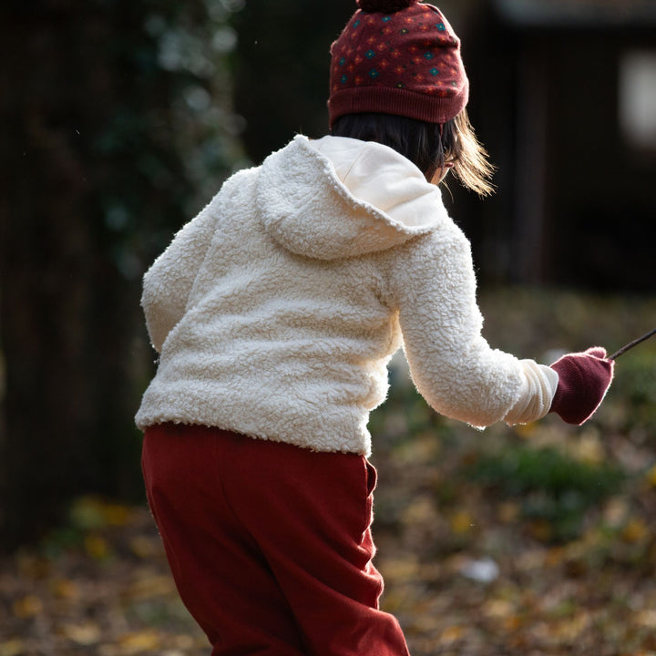 Cosy Organic Sherpa Fleece Campfire Jacket