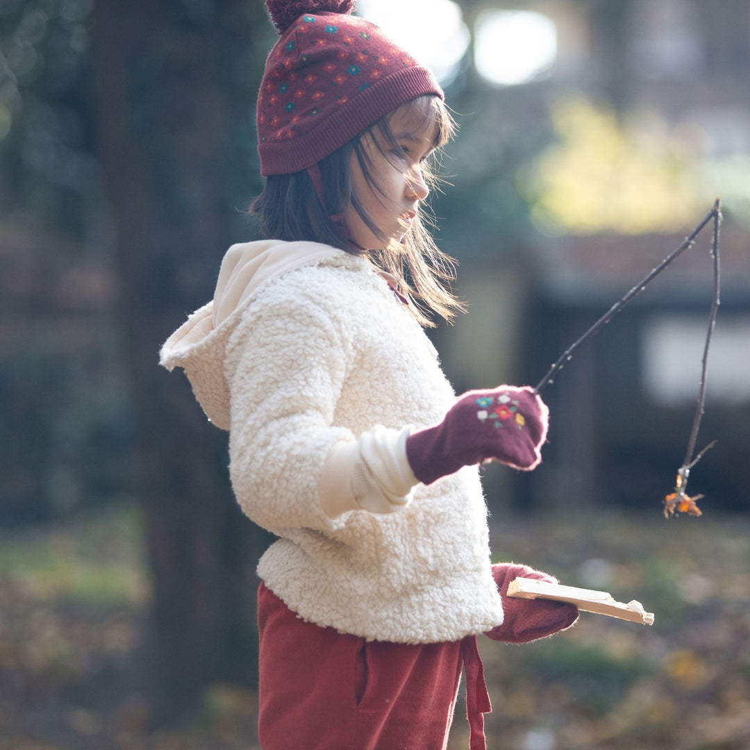 Cosy Organic Sherpa Fleece Campfire Jacket