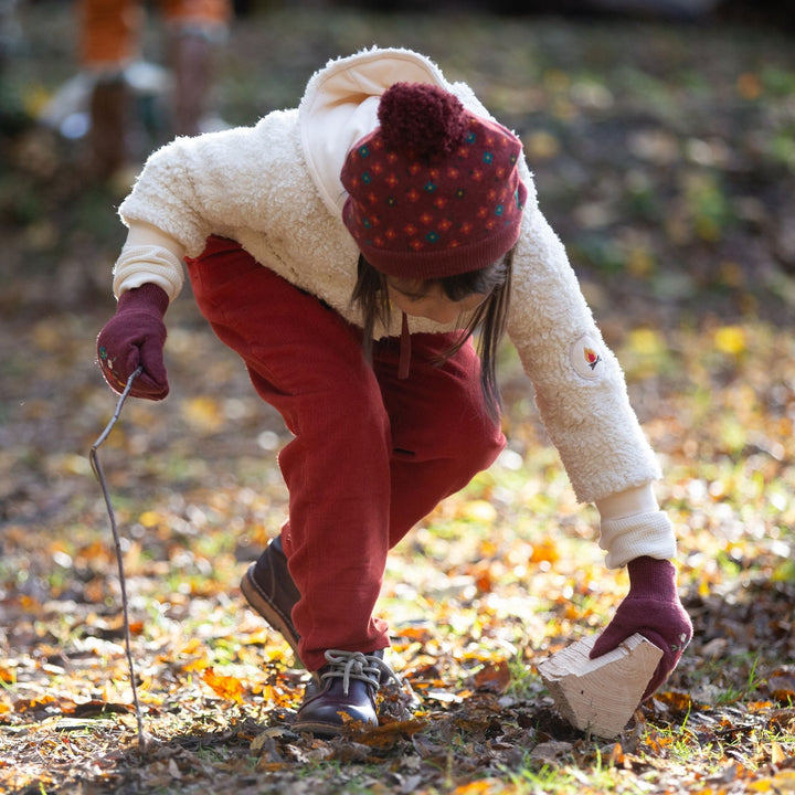 Cosy Organic Sherpa Fleece Campfire Jacket