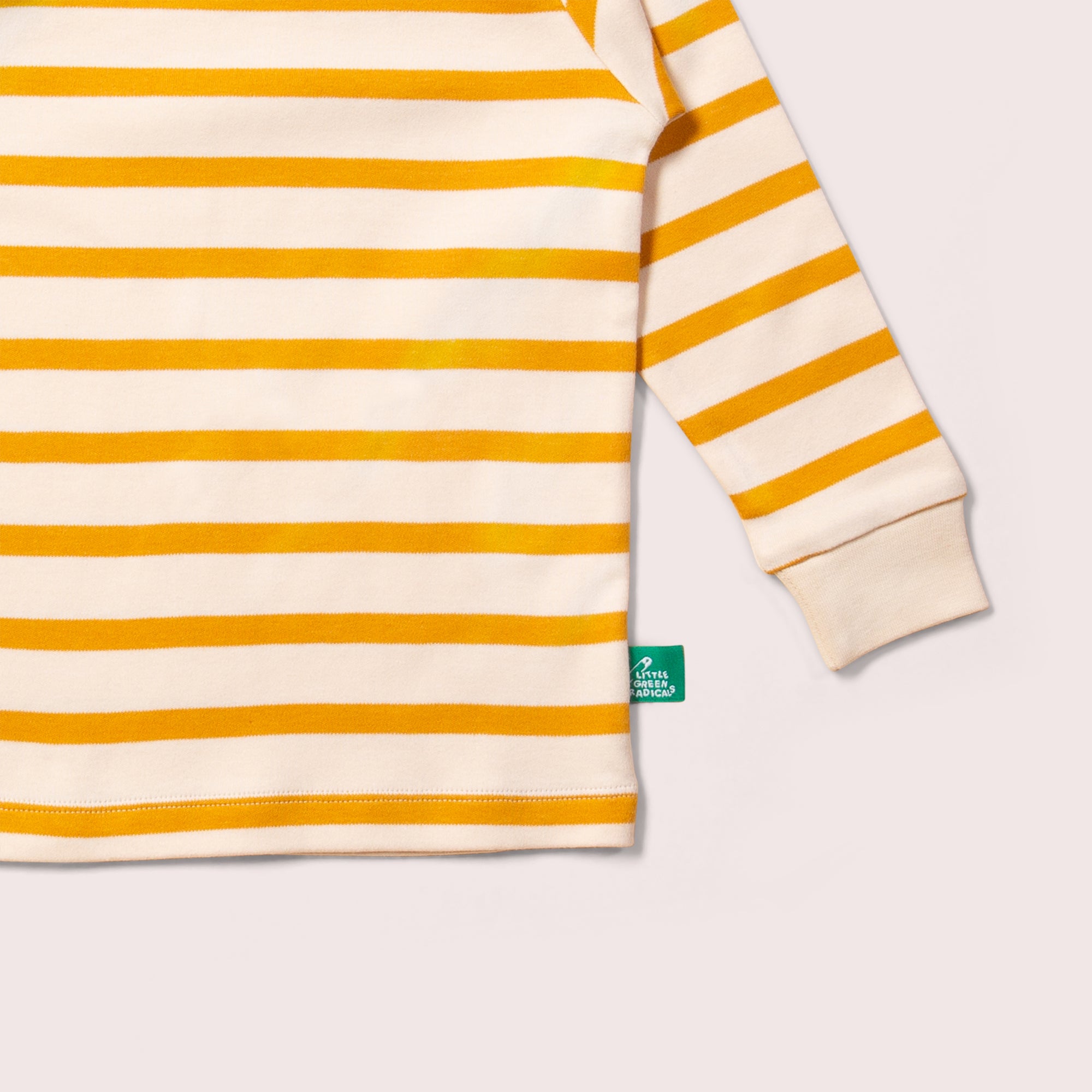 Stripes Forever Gold Organic Pyjamas NOT AVAILABLE for USA/AUS/CAN