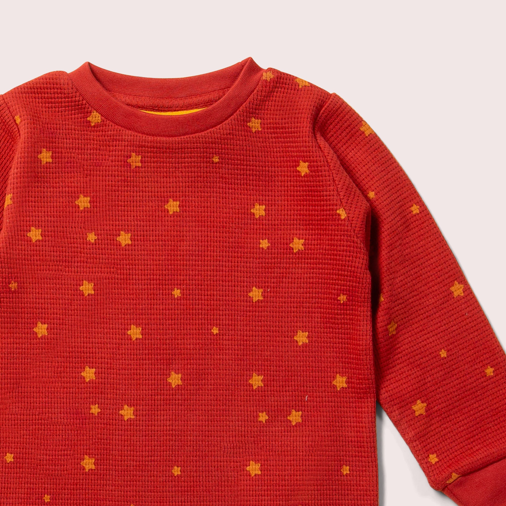 Hazelnut Stars Organic Waffle Pyjamas NOT AVAILABLE for USA/AUS/CAN