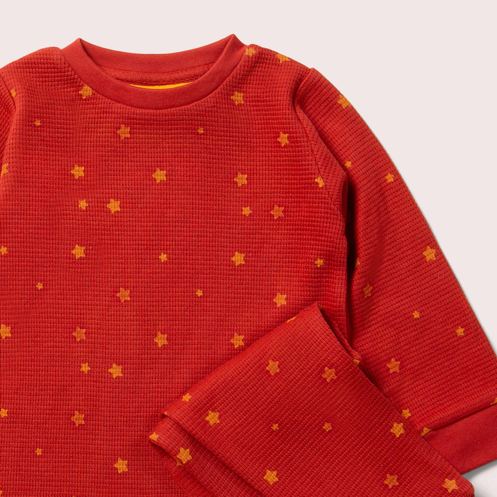 Hazelnut Stars Organic Waffle Pyjamas NOT AVAILABLE for USA/AUS/CAN