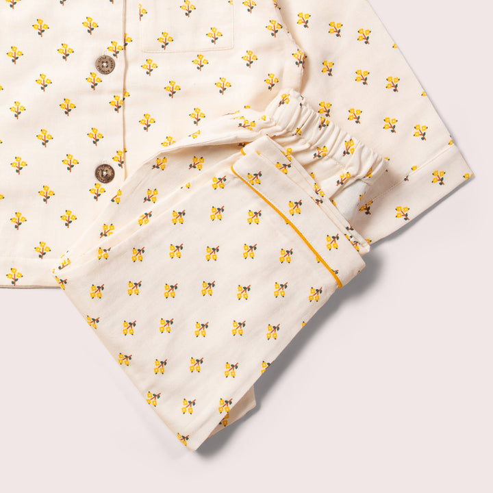 Golden Flowers Classic Pyjamas