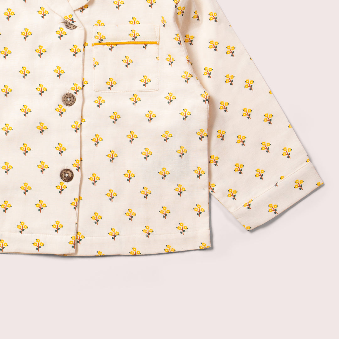 Golden Flowers Classic Pyjamas