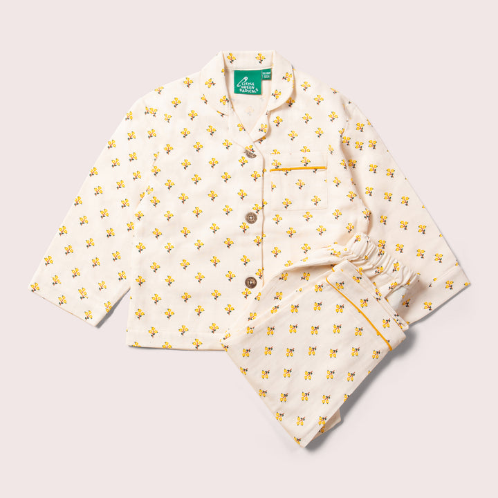 Golden Flowers Classic Pyjamas