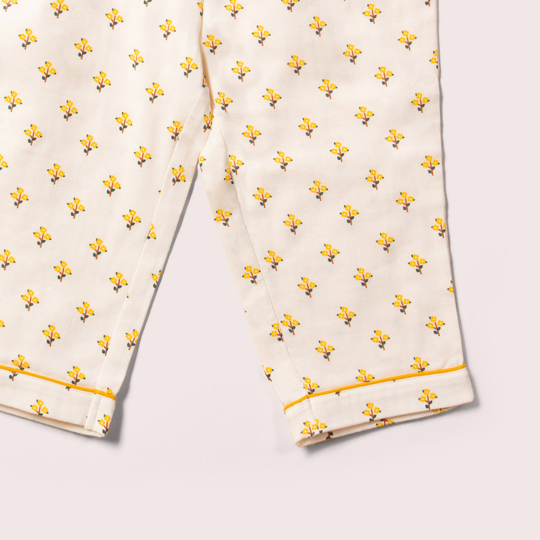 Golden Flowers Classic Pyjamas