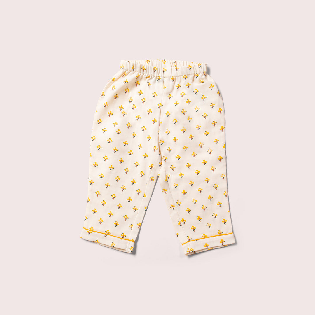 Golden Flowers Classic Pyjamas