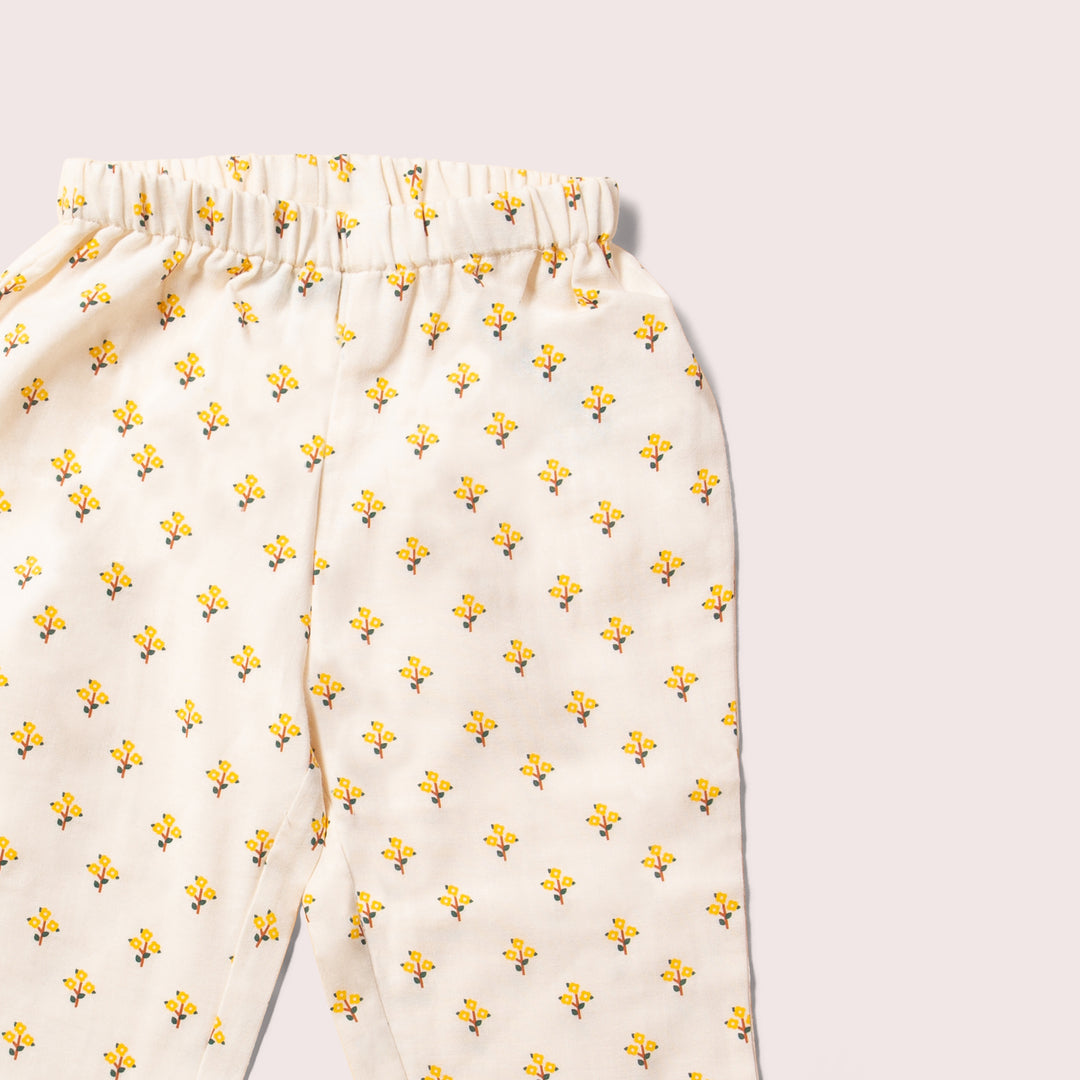 Golden Flowers Classic Pyjamas