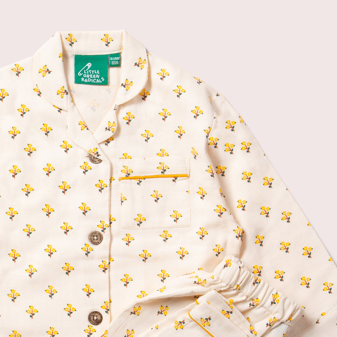 Golden Flowers Classic Pyjamas