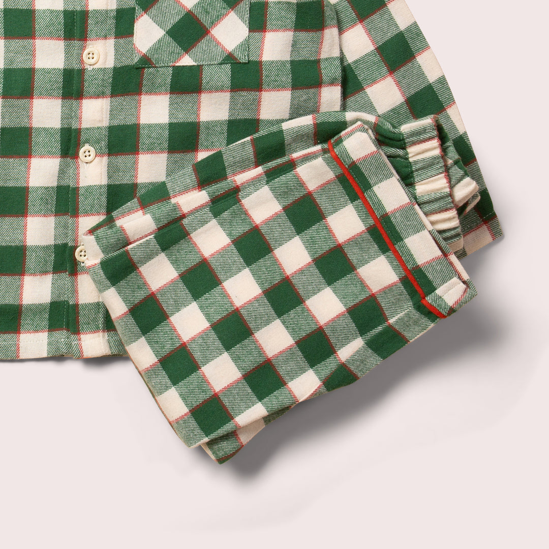 Fern Green Check Classic Pyjamas