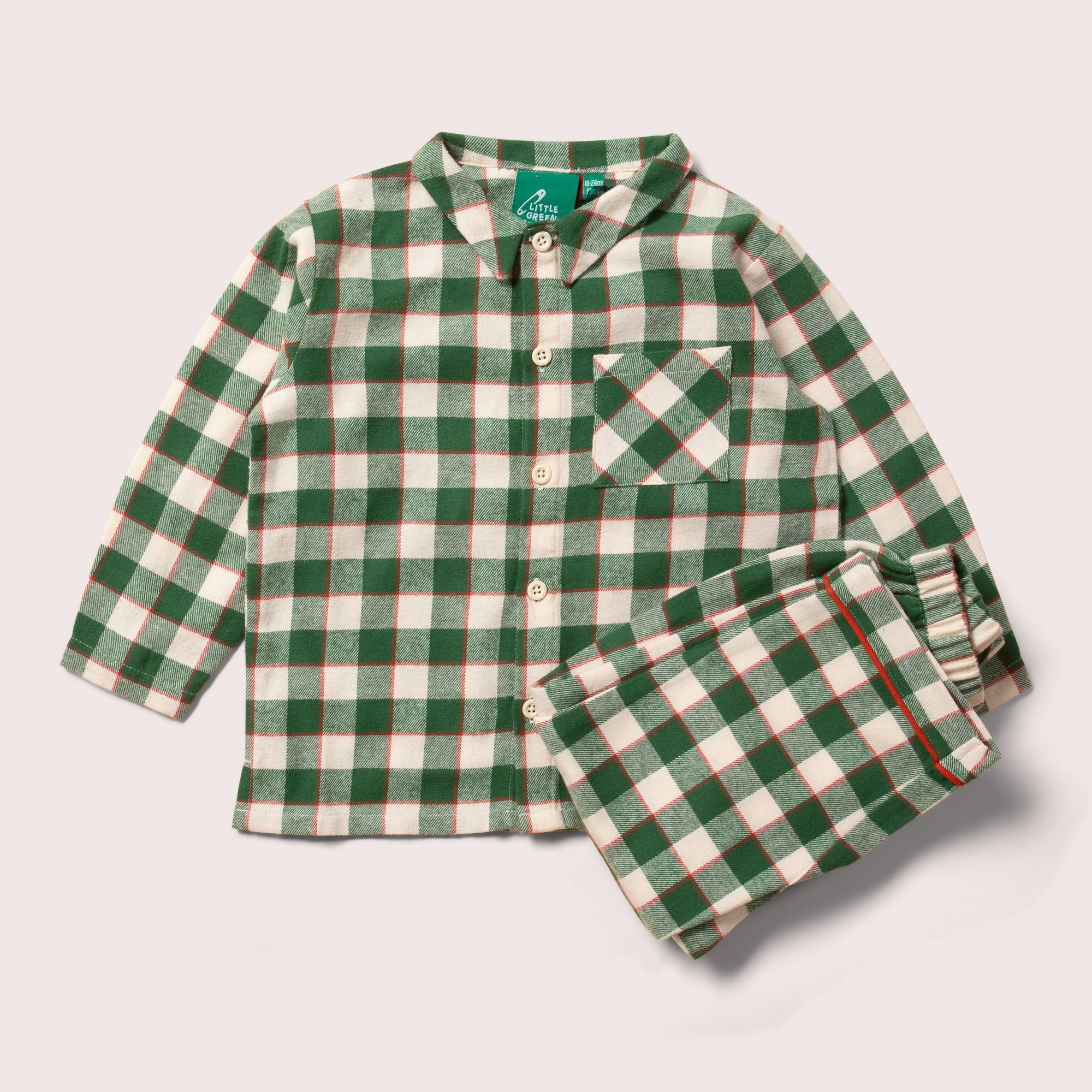 Fern Green Check Classic Pyjamas NOT AVAILABLE for USA/AUS/CAN