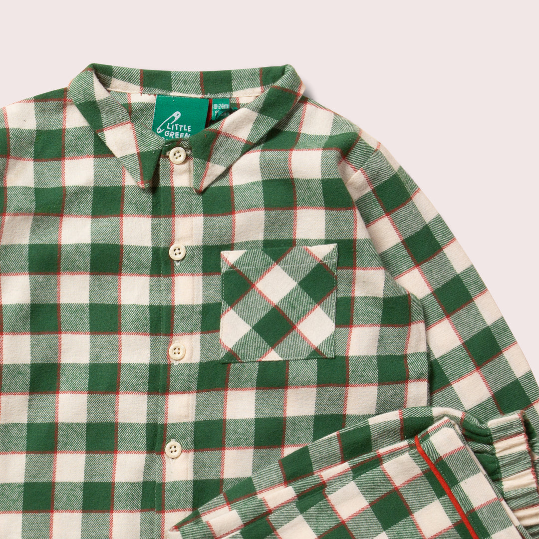 Fern Green Check Classic Pyjamas